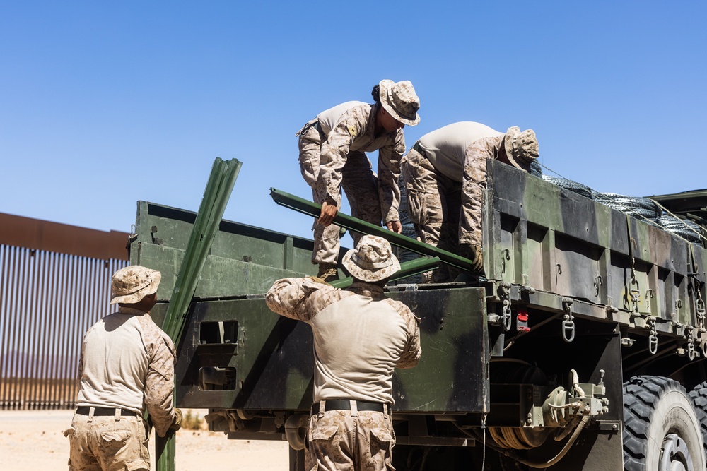 JTF-SB Marines conduct logistics resupply