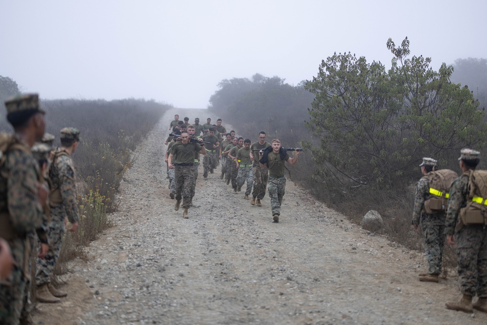 1st MLG Marines Execute NCO PT