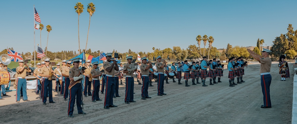 Marine Band San Diego perform at the 159th Scottish Highland Gathering and Games Day 2