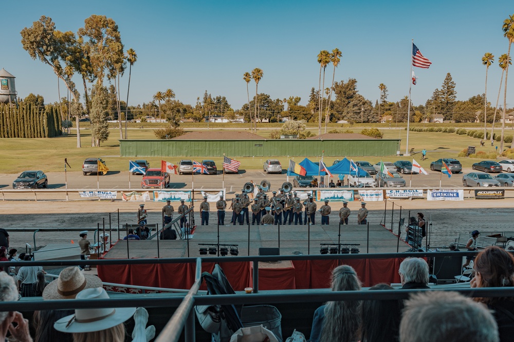 Marine Band San Diego perform at the 159th Scottish Highland Gathering and Games Day 2