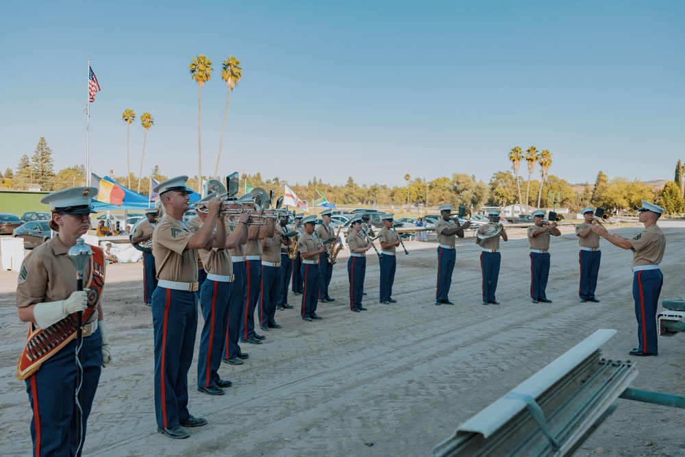 Marine Band San Diego perform at the 159th Scottish Highland Gathering and Games Day 2