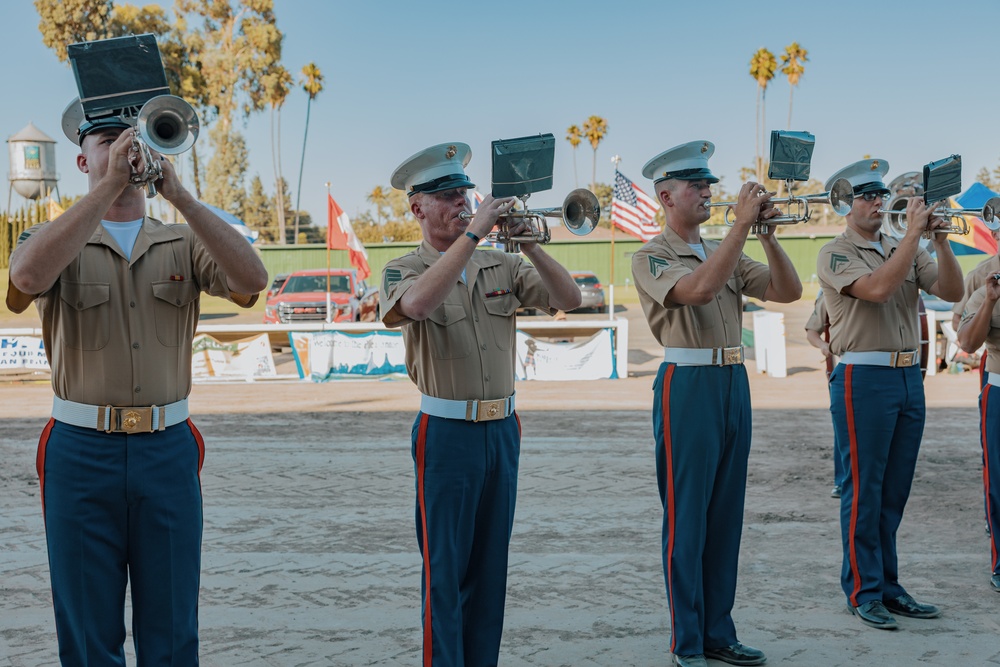 Marine Band San Diego perform at the 159th Scottish Highland Gathering and Games Day 2