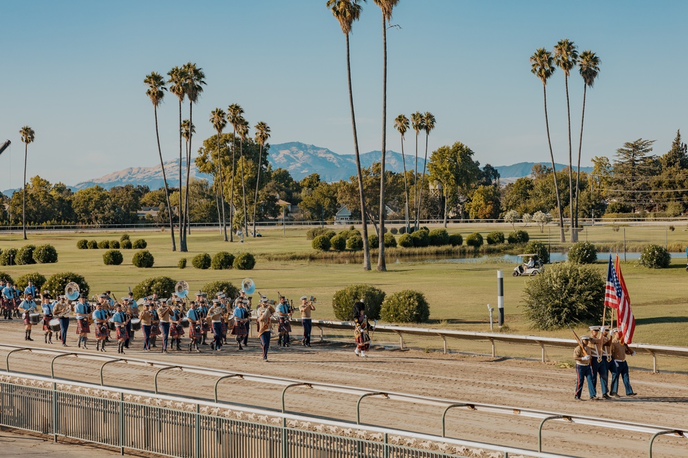 Marine Band San Diego perform at the 159th Scottish Highland Gathering and Games Day 2