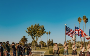 Marine Band San Diego perform at the 159th Scottish Highland Gathering and Games Day 2