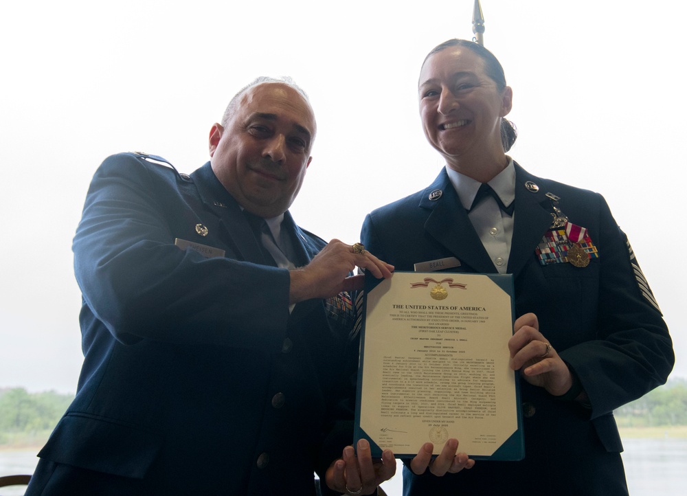 Mount Sinai Resident Jessica L. Beall Retires from the New York Air National Guard After 22 Years of Service