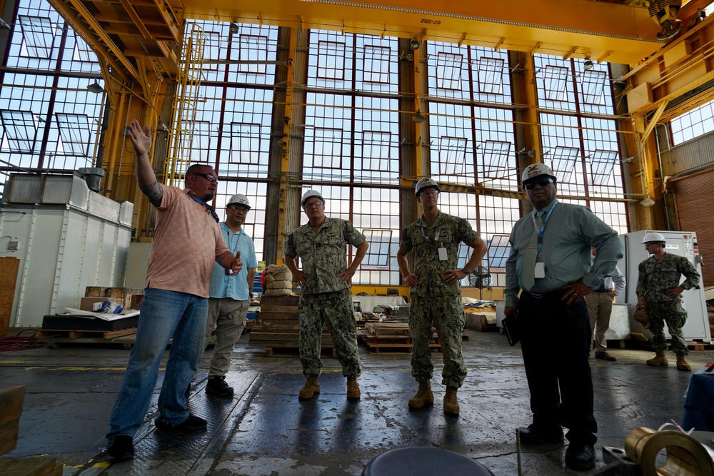 Pearl Harbor Naval Shipyard Hosts Rear Adm. Brad Collins