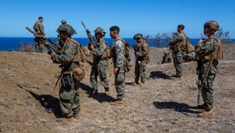 U.S. Marines With Chaos Company Enhance Their Live Fire Basic Skills