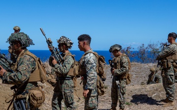 U.S. Marines With Chaos Company Enhance Their Live Fire Basic Skills