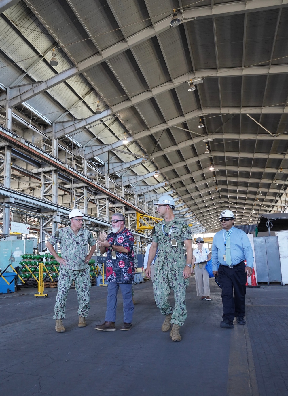 Pearl Harbor Naval Shipyard Hosts Rear Adm. Brad Collins