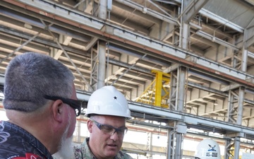 Pearl Harbor Naval Shipyard Hosts Rear Adm. Brad Collins