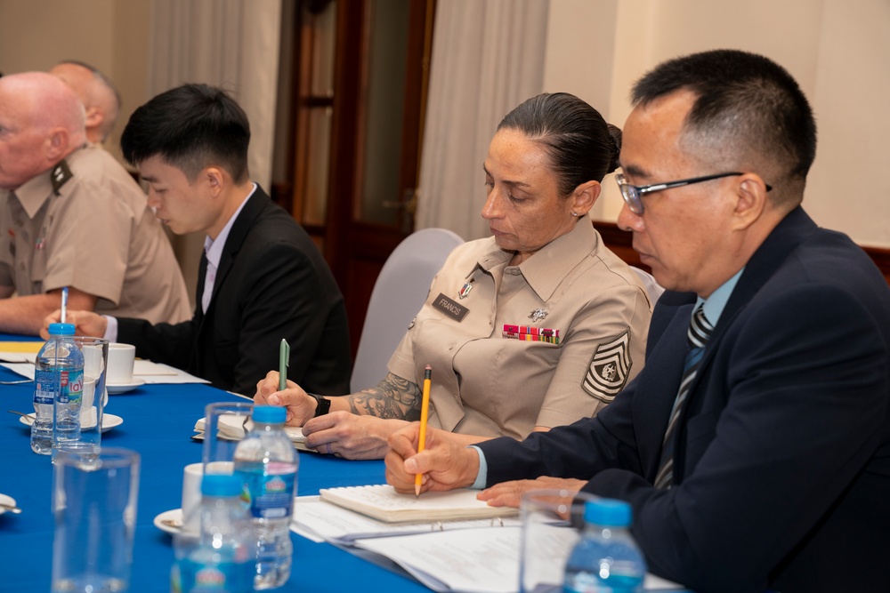 US Army 18th Theater Medical Command, People’s Army of Vietnam delegations discuss mutually beneficial medical exchange program