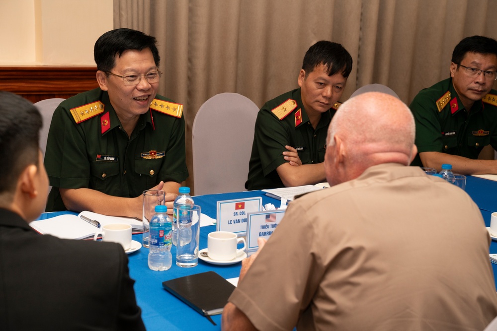 US Army 18th Theater Medical Command, People’s Army of Vietnam delegations discuss mutually beneficial medical exchange program