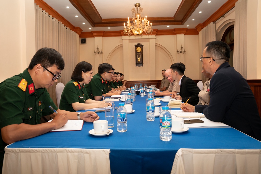 US Army 18th Theater Medical Command, People’s Army of Vietnam delegations discuss mutually beneficial medical exchange program