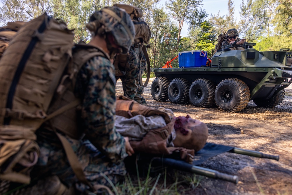 U.S. Marines Rehearse CASEVAC Drills Using Mission Masters