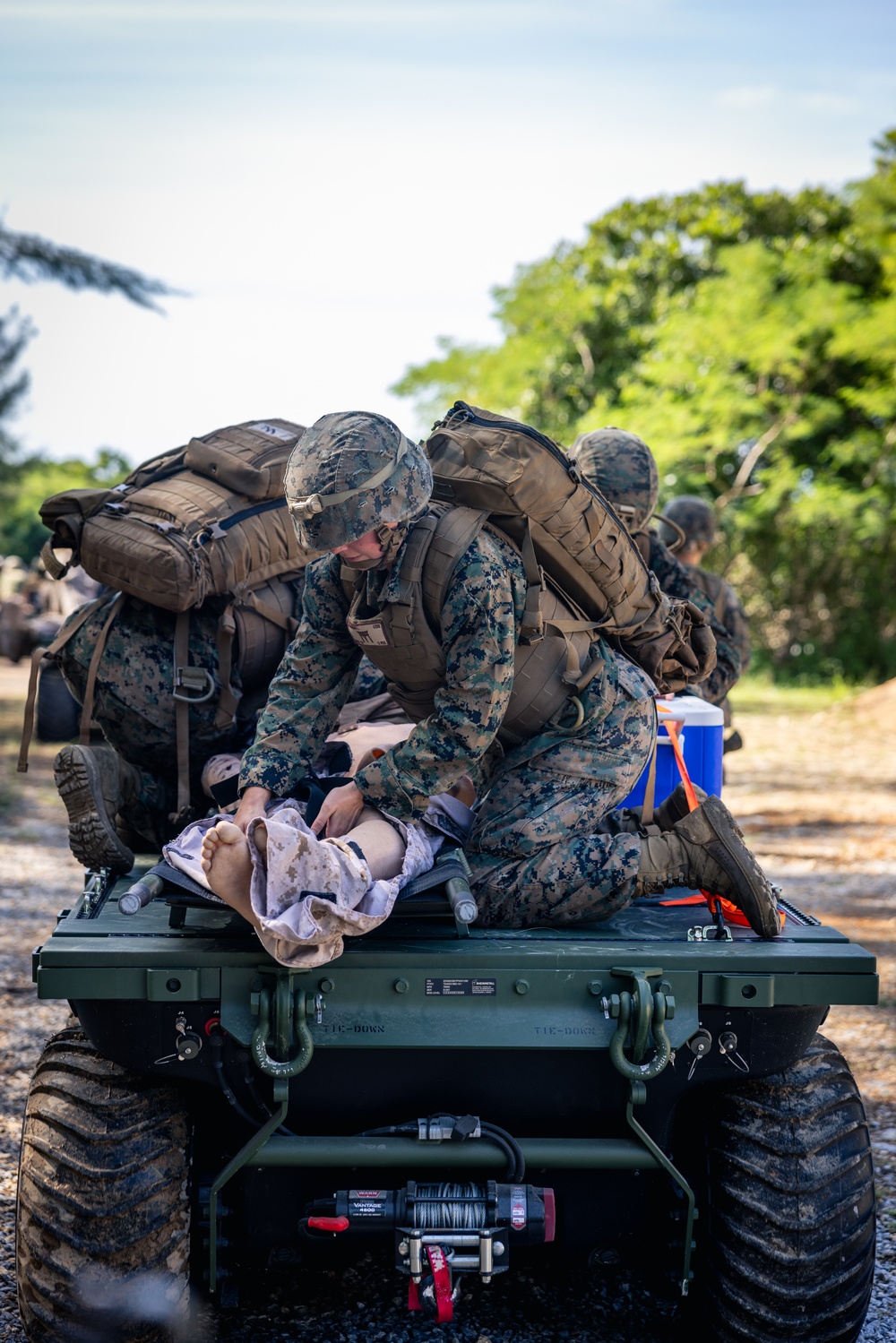 U.S. Marines Rehearse CASEVAC Drills Using Mission Masters