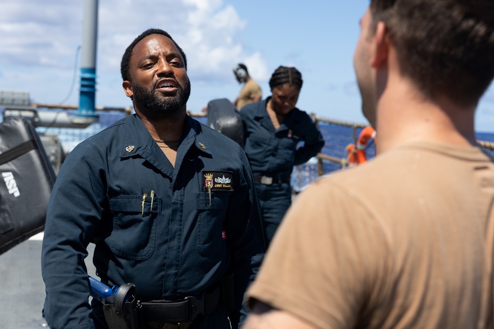Security Reaction Force Basic Course Aboard USS Curtis Wilbur (DDG 54)