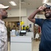 Chief Petty Officer selectees receive uniform fittings in Okinawa