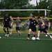 U.S. and ROKA Soldiers Face Off in Friendly Soccer Match at Camp Humphreys
