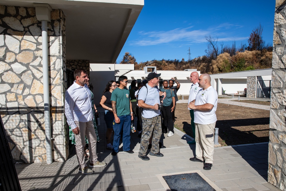USS Mount Whitney Sailors Lend Helping Hands and Paws at Local Dog Shelter in Montenegro