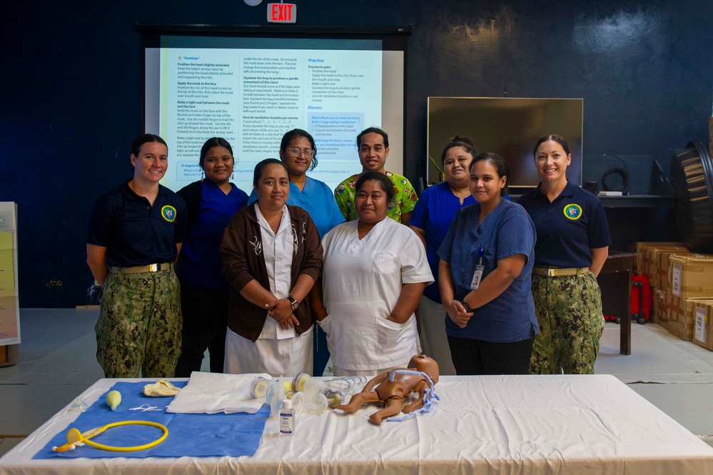 Pacific Partnership 2025 Help Local Hospital Teach Newborn Care in Pohnpei, Federated States of Micronesia September 10, 2025