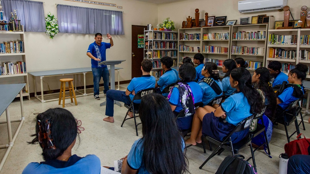 Pacific Partnership 2025 Partners Conducts Recruitment Visit at Calvary Christian Academy in Pohnpei, Federated States of Micronesia September 10, 2025