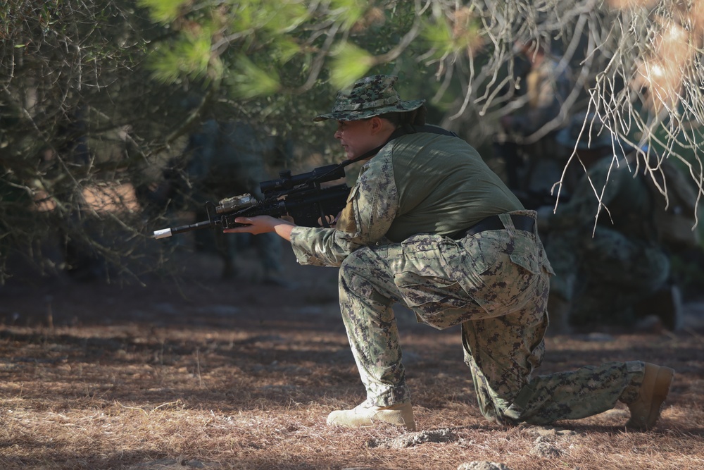 FASTEUR, MSRON 2, and MSRON 11 perform a simulated patrol exercise at Naval Station Rota