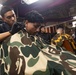 USS Gerald R. Ford (CVN 78) Sailors Participate in a Barber Competition