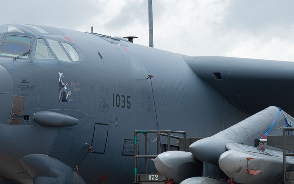 Minot Air Force Base conducts weapon loading, security operations during Warbird Week.