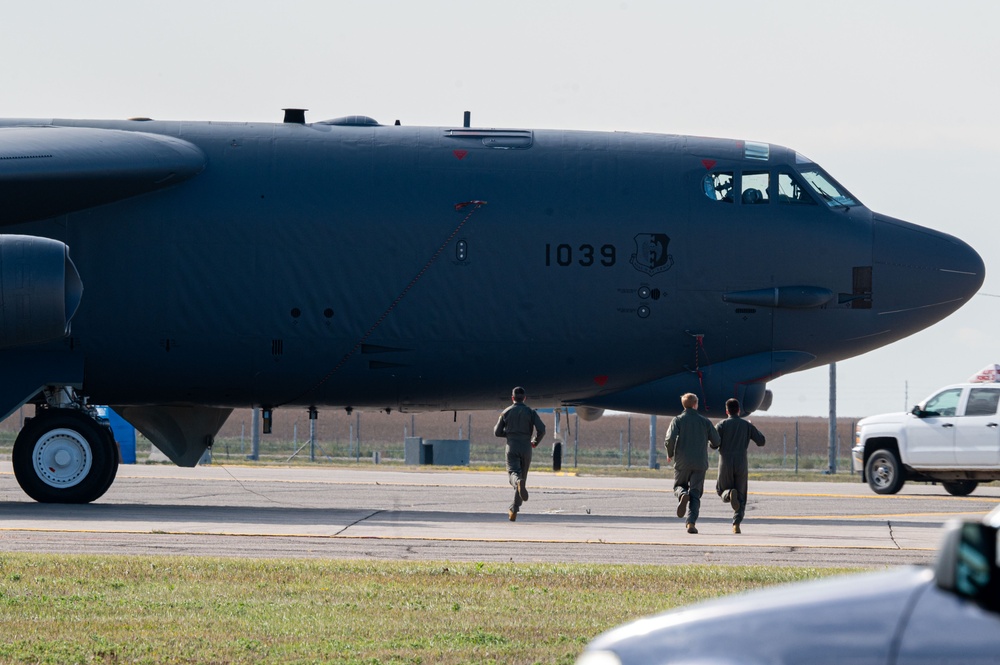 Minot Air Force Base conducts weapon loading, security operations during Warbird Week.