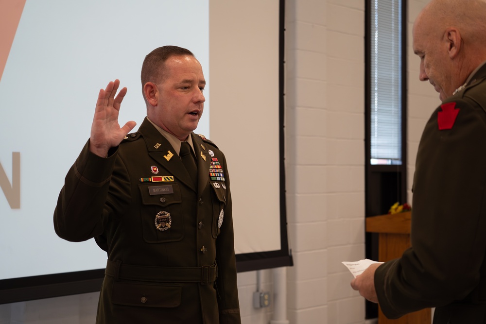 28th Infantry Division Chief of Staff Col. Martinkis Promotion