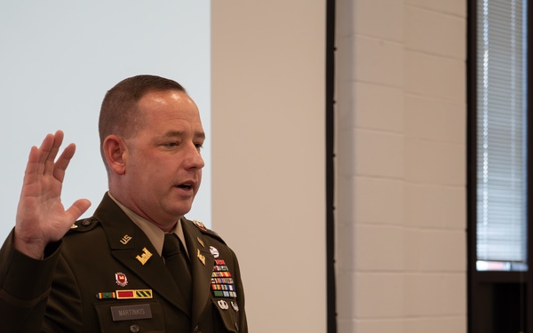 28th Infantry Division Chief of Staff Col. Martinkis Promotion