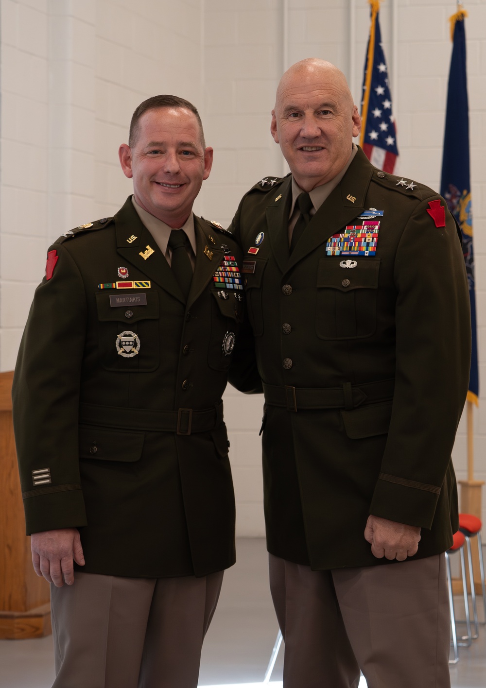 28th Infantry Division Chief of Staff Col. Martinkis Promotion