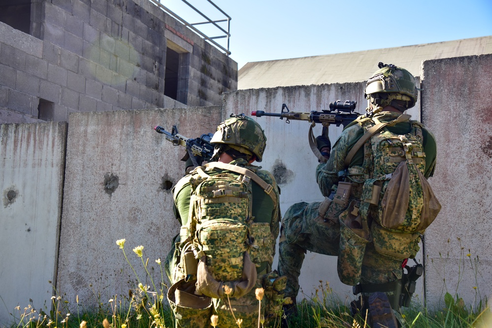 Netherlands Marine Corps Trains in GTA