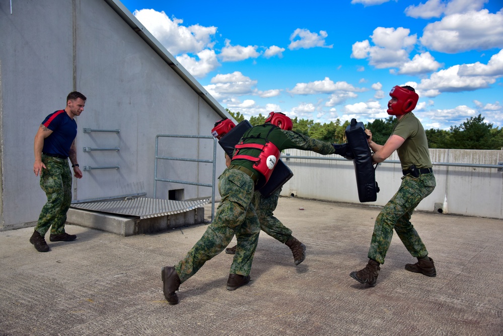 Netherlands Marine Corps Trains in GTA