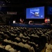 John Phelan, the 79th Secretary of the Navy, speaks at the U.S. Naval Academy.