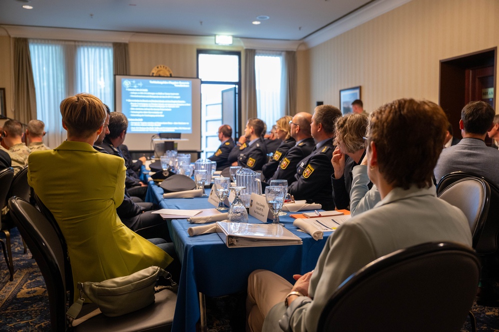 U.S. Personnel meet with local German partners for Security Meeting