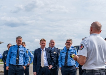 U.S. Personnel meet with local German partners for Security Meeting