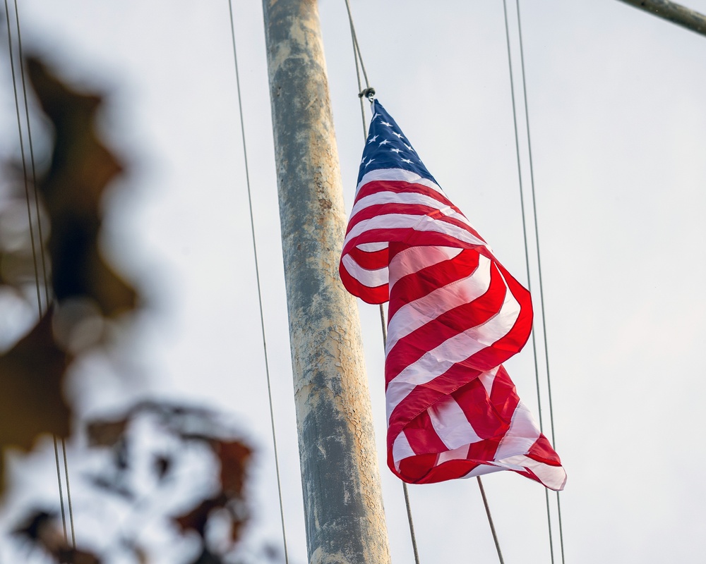 Gary Hildreth Retirement Flag Flying