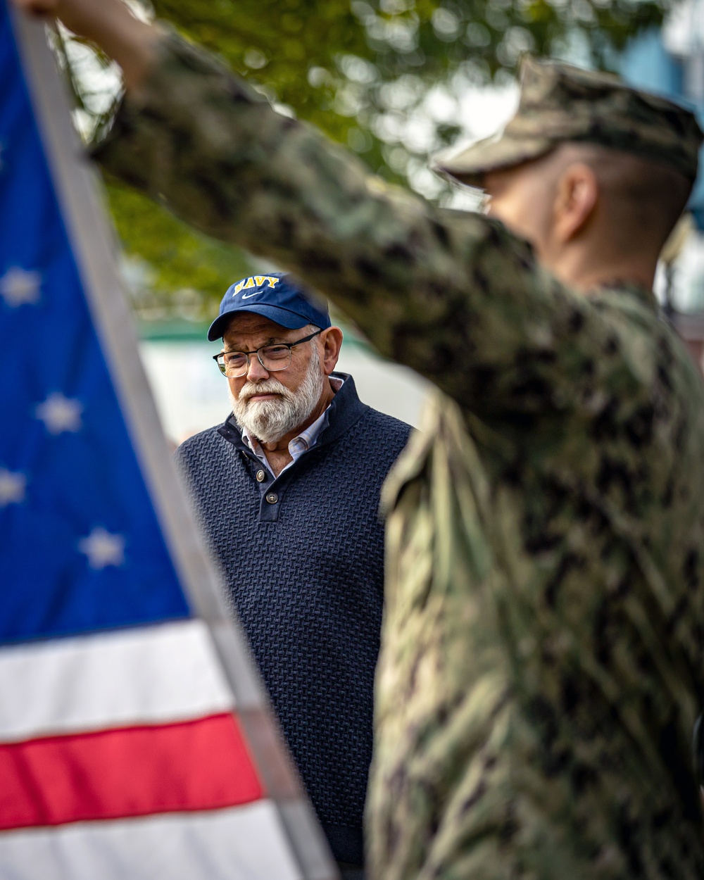 Gary Hildreth Retirement Flag Flying