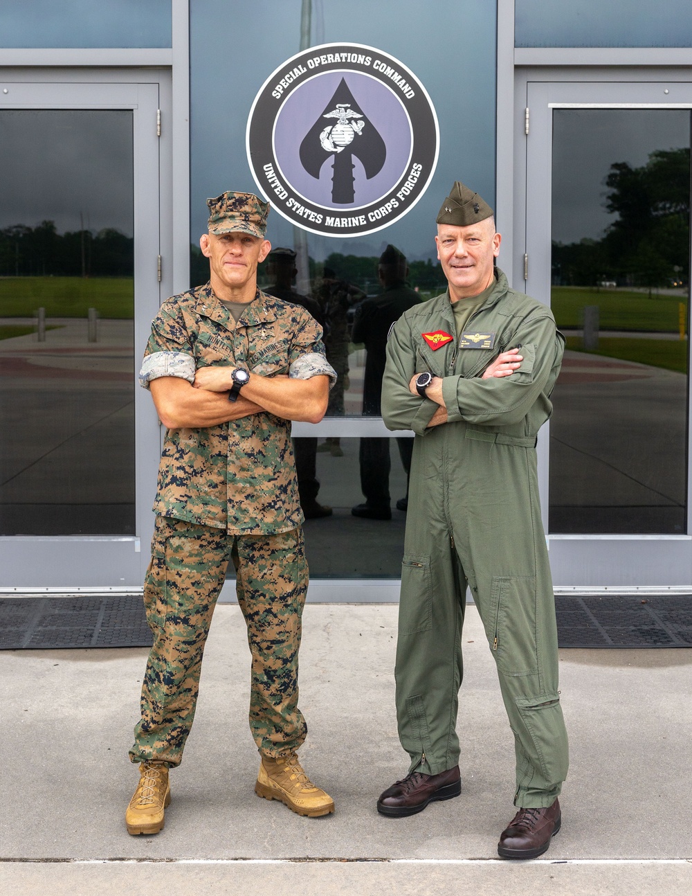 Commander From 2nd MAW Visits MARSOC