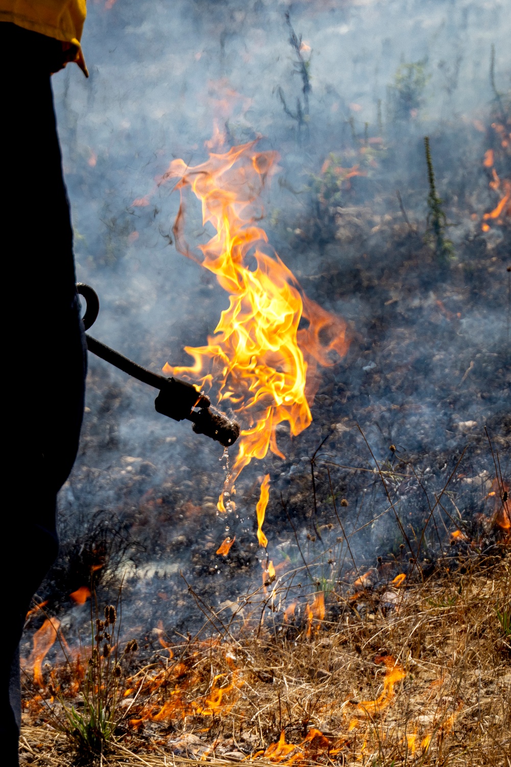 MCAS Miramar conducts a prescribed burn in preparation for the 2025 America’s Airshow