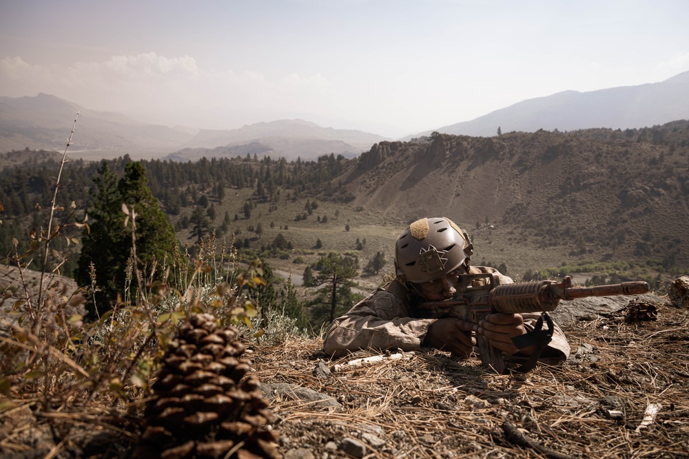 BLT 3/5 and V11 Marines conduct field exercise during Assault Climbers Course