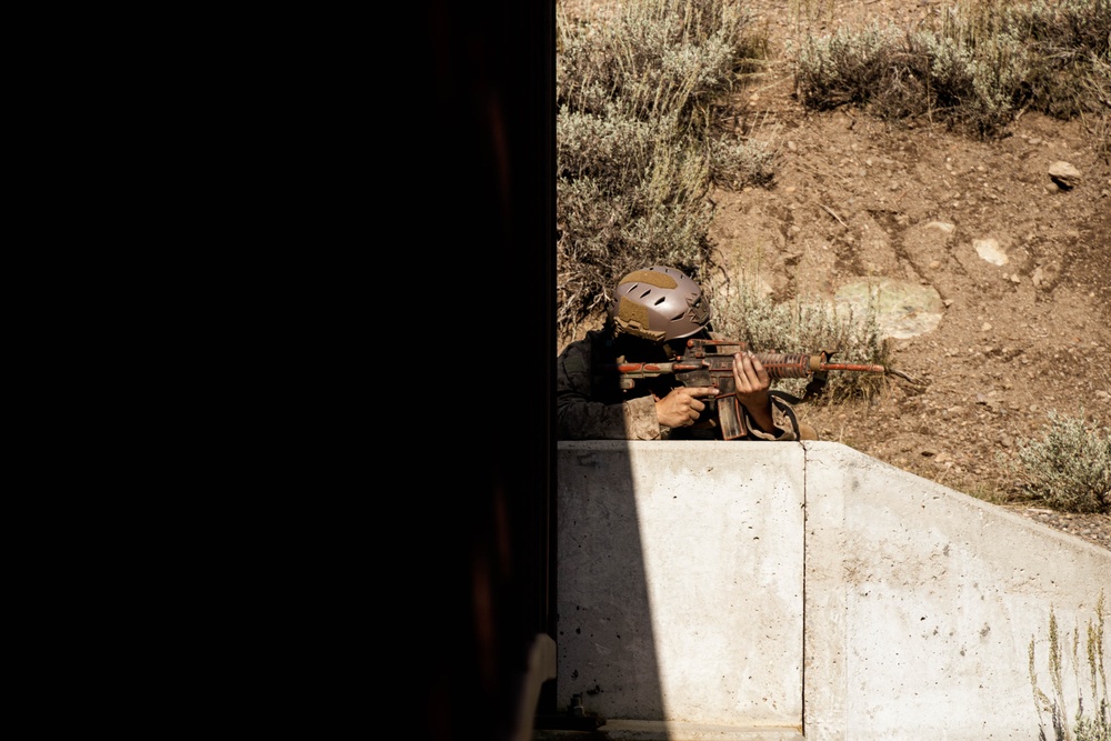 BLT 3/5 and V11 Marines conduct field exercise during Assault Climbers Course