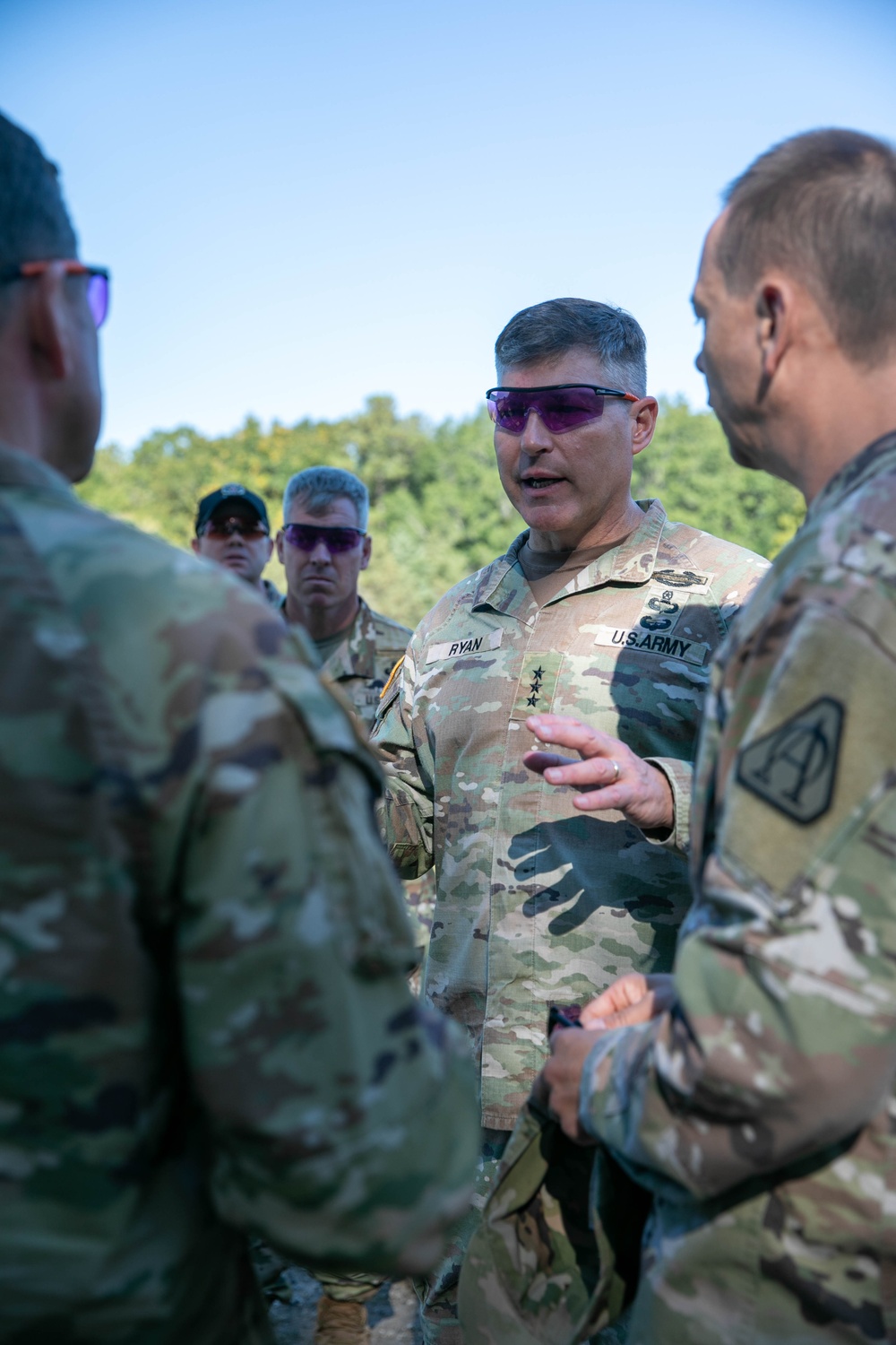 LTG Ryan Visits U.S. Army Marksmanship Unit