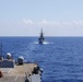 USS Truxtun Sails in formation with partner nations
