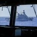 USS Truxtun Sails in formation with partner nations
