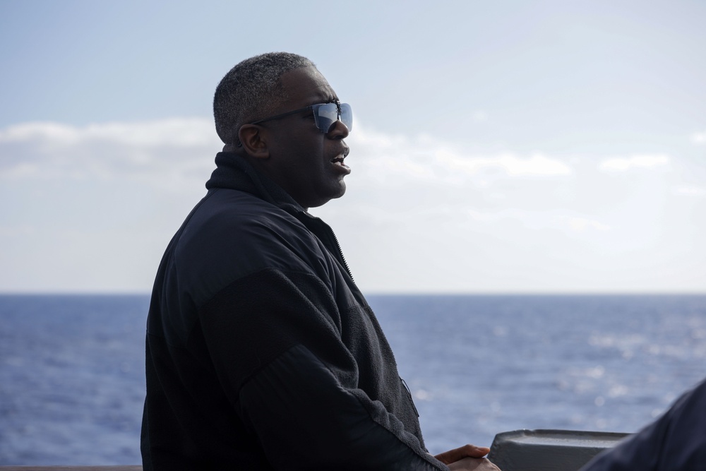 USS Truxtun Conducts GUNNEX with partner nations in Bright Star 2025