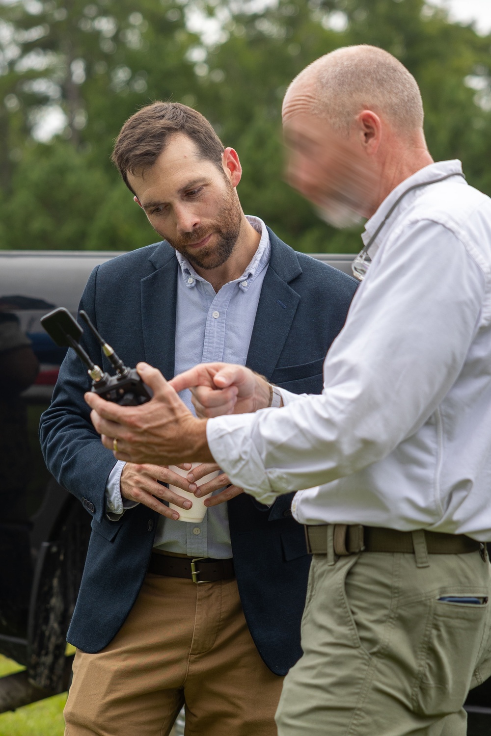 Eric McCrery, Defense Policy Advisor, Visits MARSOC