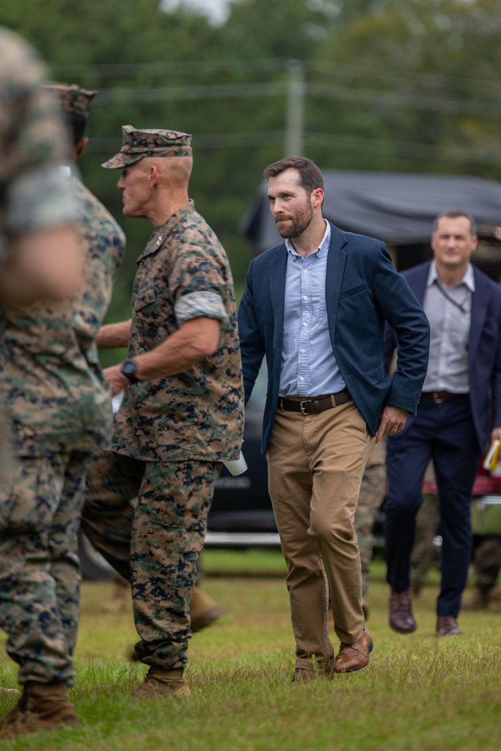 Eric McCrery, Defense Policy Advisor, Visits MARSOC