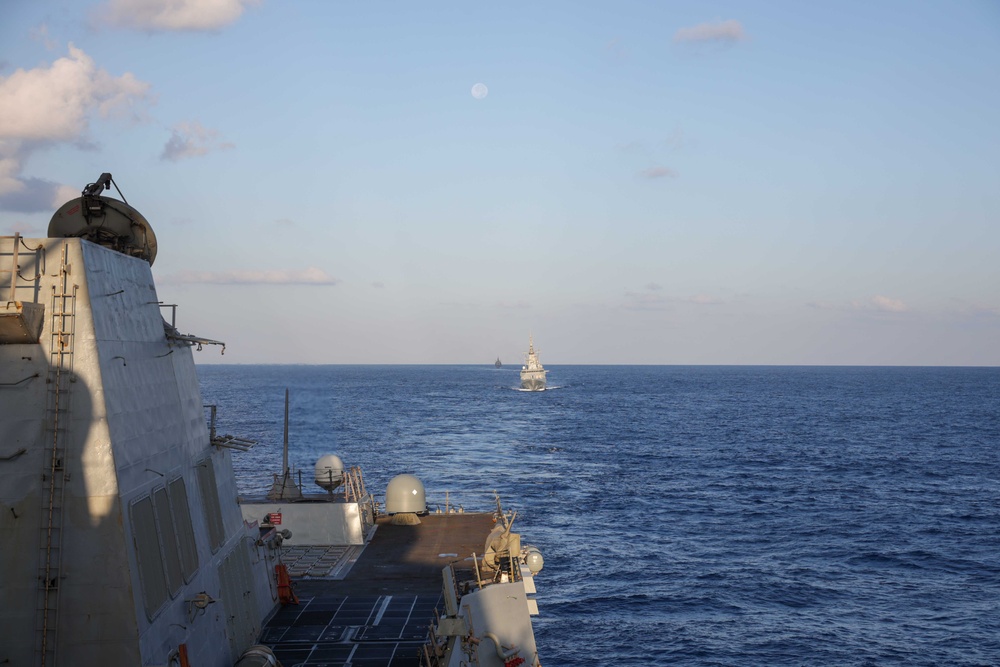 The USS Truxtun Conducts VBSS Training with partner nations